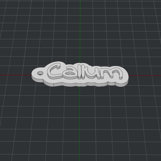Keychain Callum 3D model