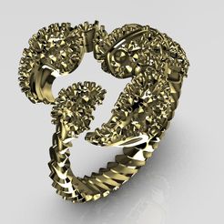1.jpeg Файл STL Золотое кольцо скорпиона・Модель для загрузки и печати в формате 3D
