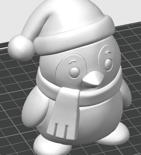 Christmas penguin