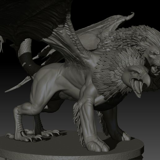 desktop-17.jpg Quimera High Poly para impresión 3D