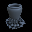 Clay_Jug_02_Supported.png 22 Clay Jug FOR ENVIRONMENT DIORAMA TABLETOP 1/35 1/24