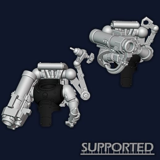 Gen 7 Eagle Space Knights - Rocket Launcher [Pre-Supported] 3D model