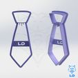LD Tie Cookie Cutter 1.JPG Cookie Cutter Set - Fathers Day Special
