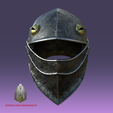 OrcCrowFaced_1.png Orc Crow  Helmet lord of the rings 3D DIGITAL DOWNLOAD FILE