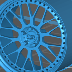 s.png STL file 1/24 Scale BBS LM wheels 19 Inch - For Tamiya - Fujimi - Aoshima plastik model kits・3D printable design to download, BushidoScale