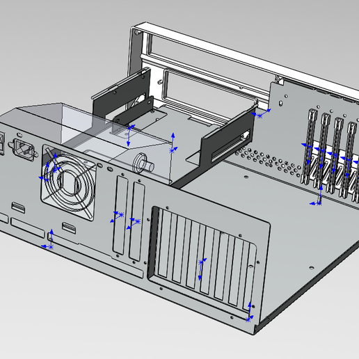 33.png Amiga 2000 reproduction case 3d model