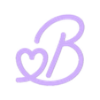 B-Uppercase.stl First name to personalize