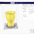 vp-77.jpg vase cup pot jug vessel spring forest v77 for 3d-print or cnc