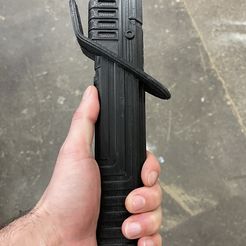 tempImageV7uCHu.jpg STL file Mandalorian Dark Saber Star Wars・3D print design to download