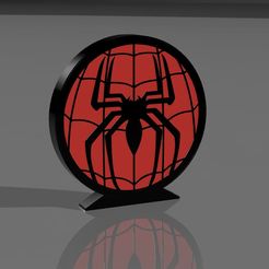Capture.jpg Fichier STL lampe spiderman・Plan imprimable en 3D à télécharger