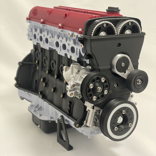 スープラ　2JZ-GTE エンジン　オブジェ　3Dプリンター製造 🚗 2JZ GTE・ 3D File for 3D printing・Cults