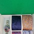 404318844_736019105072600_1166243978352618288_n.jpg Modular tie/handkerchief organizer with accessory box - And tie only version!