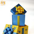 5x5x5 1.png 3D-Datei Geschenkschachteln - 5 Modelle - 3 Größen (weder kleben noch malen)・Design zum Herunterladen und 3D-Drucken