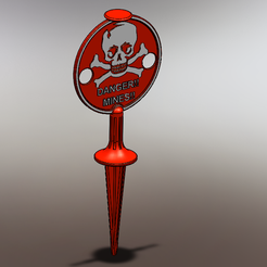 Capture.PNG Бесплатный STL файл Land Mine Marker・3D-печатный объект для загрузки