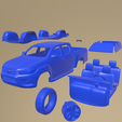 d16_005.png Toyota Hilux Double Cab Revo 2018 PRINTABLE CAR IN SEPARATE PARTS