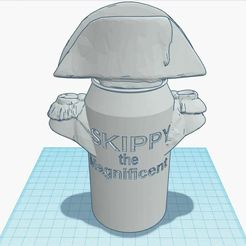 Skippy_2.0.JPG Free 3D file Admiral Skippy the Magnificent・3D print model to download