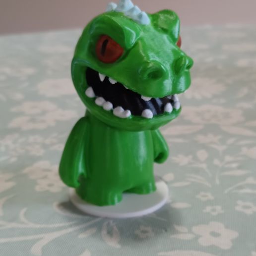 media.textnow.jpg Rugrats 90S Cartoon Nickelodeon Reptar Figure
