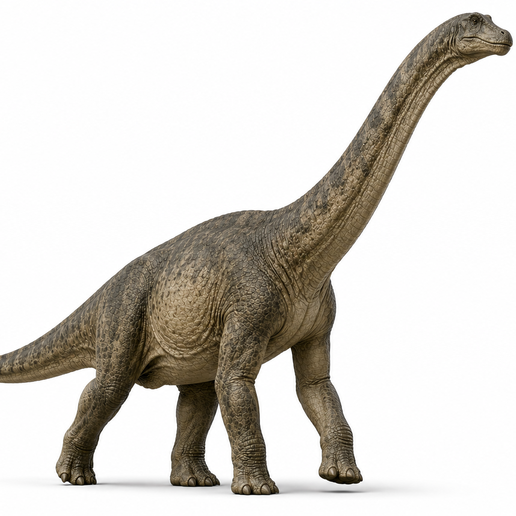 Brachiosaurus Walking Pose – Realistic Giant Sauropod Dinosaur 3D Model