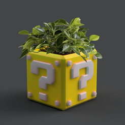 question-block-planter-edit.png JARDINIÈRE QUESTION BLOC SUPER MARIO BROS - MULTIPARTS