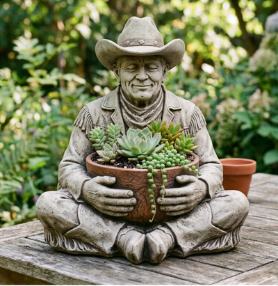 Planters - Happy Cowboy Planter