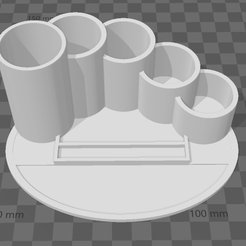 STL file Happy Buddy Cute desk/bathroom organizer 🏢・3D printable