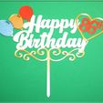 BirthdayCake86th.jpg Happy 81st Birthday Cake Topper