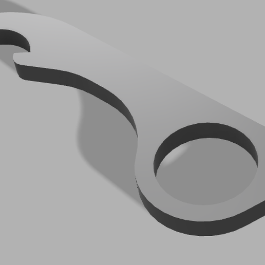 Bottle opener 3D model