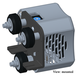3 2 5 5 : 2 > STL file Creality Ender 3 V2 - Fan Cover / Duct・Template to download and 3D print