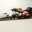 IMG_20231121_213129.jpg 1/64 3D Printed Goosneck Auto-Hauler UP TO 5 CARS MULTIPLE SLOTS Gooseneck
