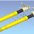 3.png 1/12 TAMIYA Motorcycle Front Forks Öhlins ( Ohlins ) Details  3D STL file for printing