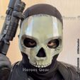 GHOST MASK MW2 SIMON RILEY - CALL OF DUTY - MODERN WARFARE - 3 - WARZONE - COSPLAY