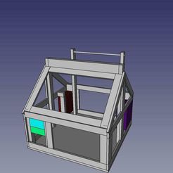 RepRap_MendelPruse_enclosure_frontside.jpg Fichier 3D gratuit Boîtier pour l'imprimante Mendel Prusa・Idée pour impression 3D à télécharger