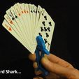 card_shark_display_large.jpg SHARKZ... Fun Multipurpose Clips / Holders / Pegs with moving jaws that bite!