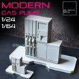 a1.jpg Modern Gas Station Diorama 1-24 and 1-64th scale 3D print model