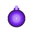 Pokebola 2in.STL Pokeball Bauble
