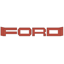 Letras-Raptor.png STL file Ford Raptor lettering・3D printable model to download
