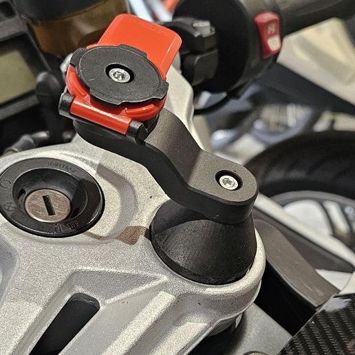 🔒 BMW K Quad Lock support base・ STL File for 3D printing・Cults