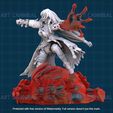 untitled.38.jpg DELUXE Demon cursed Pirate Assassin Character statue jrpg anime 3D print model