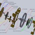 Tourbillon Assy Explode Annotated.JPG Free STL file Triaxial Motorized・3D printable design to download, mcmaven