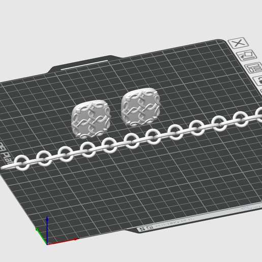 Button and chain of Count Dooku - star wars