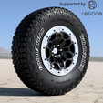 goodyear-wrangler-v266678.png 配备固特异 Wrangler AT 轮胎的道奇公羊越野车轮辋