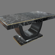 Modern_Luxury_Dinner_Table_Render_01.png Luxury Table // Black and gold marble