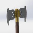 preview1.JPG Gimli battle-axe-Lord Of The Rings-LOTR ready 3d print model