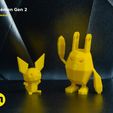 low-poly-pokemon-gen-2-3D-print46.jpg Second Generation Low-poly Pokemon Collection