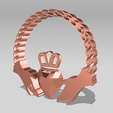 Shapr-Image-2023-03-27-203947.png The Claddagh Irish symbol, two hands holding a crowned heart, decoration, jewellry Hands, Heart and Crown,  symbol of romance