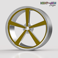 4.png Next-Gen Rim - Showwheels "Intro" - настоящие обода для масштабных моделей автомобилей (STL файлы)