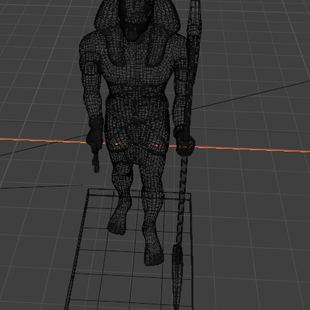 7.png Ancient Egyptian Anubis Statue - 3D Printable Model