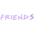 Friends Logo.stl Friends Series Logo