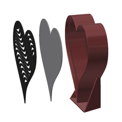 Screenshot-2023-09-24-205558.png STL file HEART LED LAMP - 40 INTERCHANGEABLE FACES・3D printing design to download
