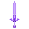 Mastersword_Powered.stl Мастер-меч и постамент - Легенда о Зельде: Будитель ветров